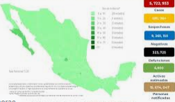 México Acumula 392 Casos más por Covid-19