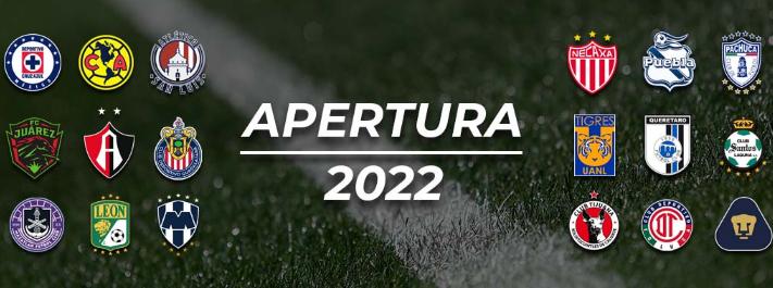 Calendario del Torneo de Apertura 2022 de la Liga Mx