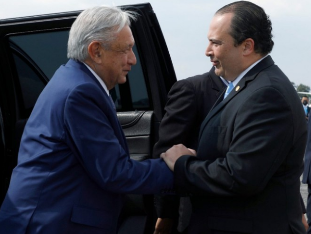 Se Reúne López Obrador con el Presidente de Guatemala, Alejandro Giammattei