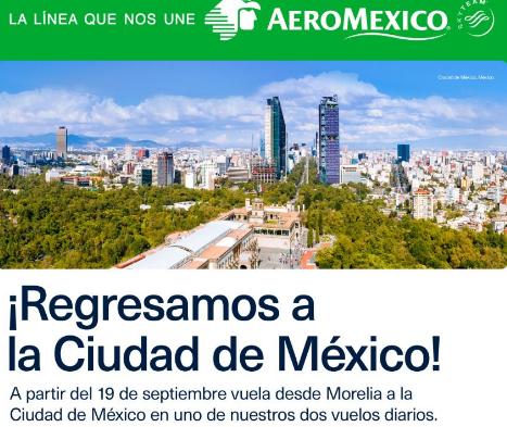Celebra Alfonso Martínez Regreso de Vuelos Ciudad de México-Morelia