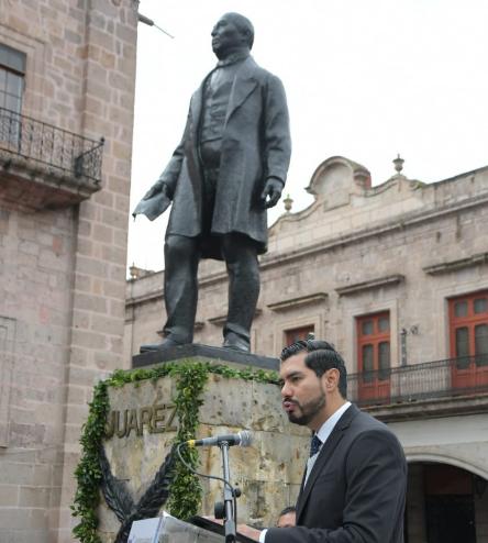 Ayuntamiento de Morelia Conmemora CL Cniversario Luctuoso de Benito Juárez García