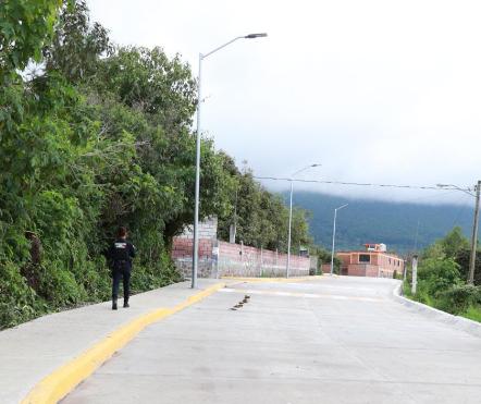 Entrega Toño Ixtláhuac carretera de La Canoa a La Terminal, en Nicolás Romero