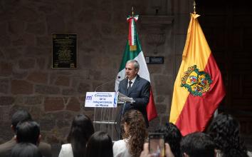 Conmemora Ayuntamiento de Morelia Aniversario de la Consumación de la Independencia