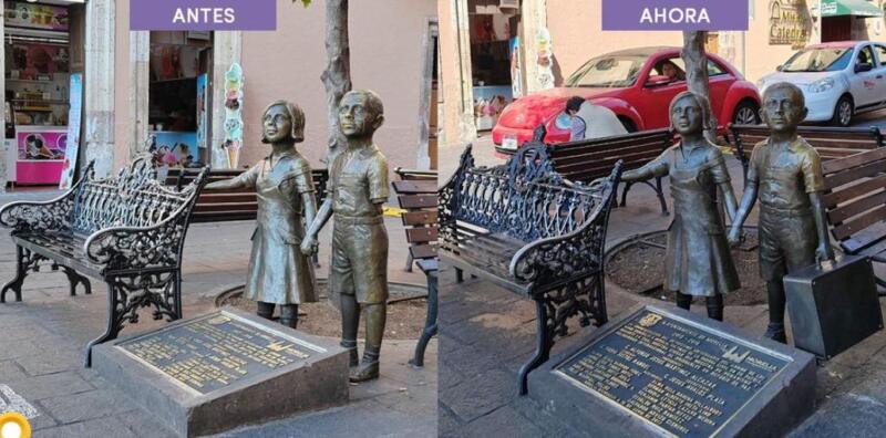 Gobierno Municipal Restaura Monumentos en Centro Histórico