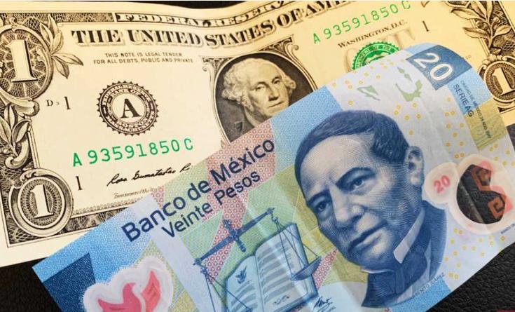 Peso Mexicano Frente al Dólar Alcanza los $16.85; su Nivel más Fuerte en los Ultimos 8 Años