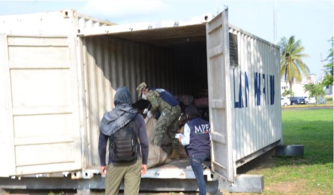 FGR Integra Investigación por el Aseguramiento de Cocaína en el Puerto de Lázaro Cárdenas