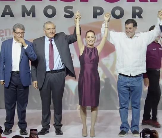 Claudia Sheinbaum Candidata Presidencial de Morena