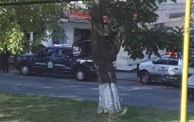 Asaltan el Banco del Bienestar en Uruapan