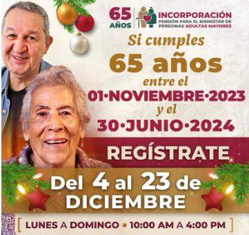 Mantienen Registro a Pensión de Adultos Mayores