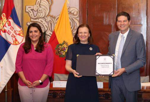 Ayuntamiento de Morelia Distingue a Embajadora de Serbia Como Huésped Distinguida