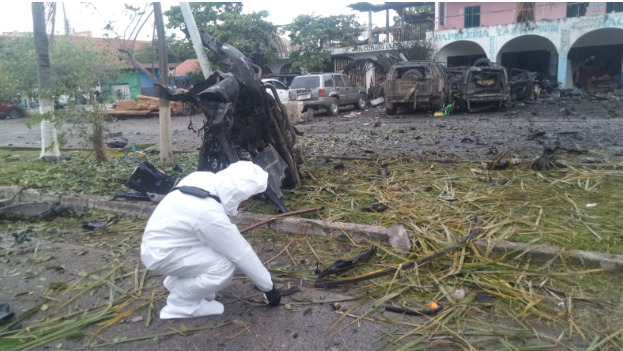 FGE Inicia Carpeta de Investigación por Explosión en Coahuayana con Saldo de 5 Muertos y 5 Heridos