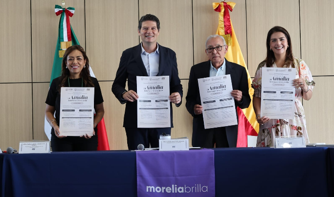 Instala Gobierno de Morelia el Consejo General de la Presea Amalia Solórzano