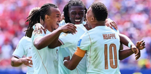 Francia Goleó a Noruega 4-1