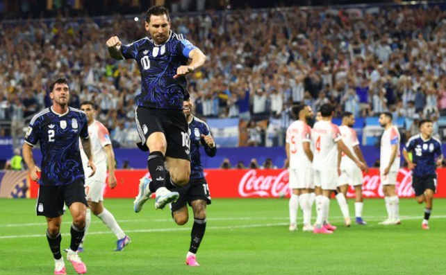 Argentina Venció a Jordania 3-1