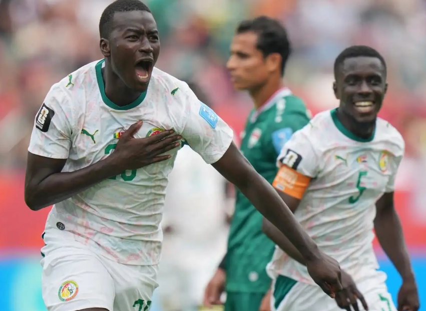 Goliza de Senegal a Irak 5-0