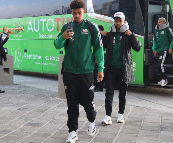 Selección de Sudáfrica Arribó a México y se Trasladó a Pachuca