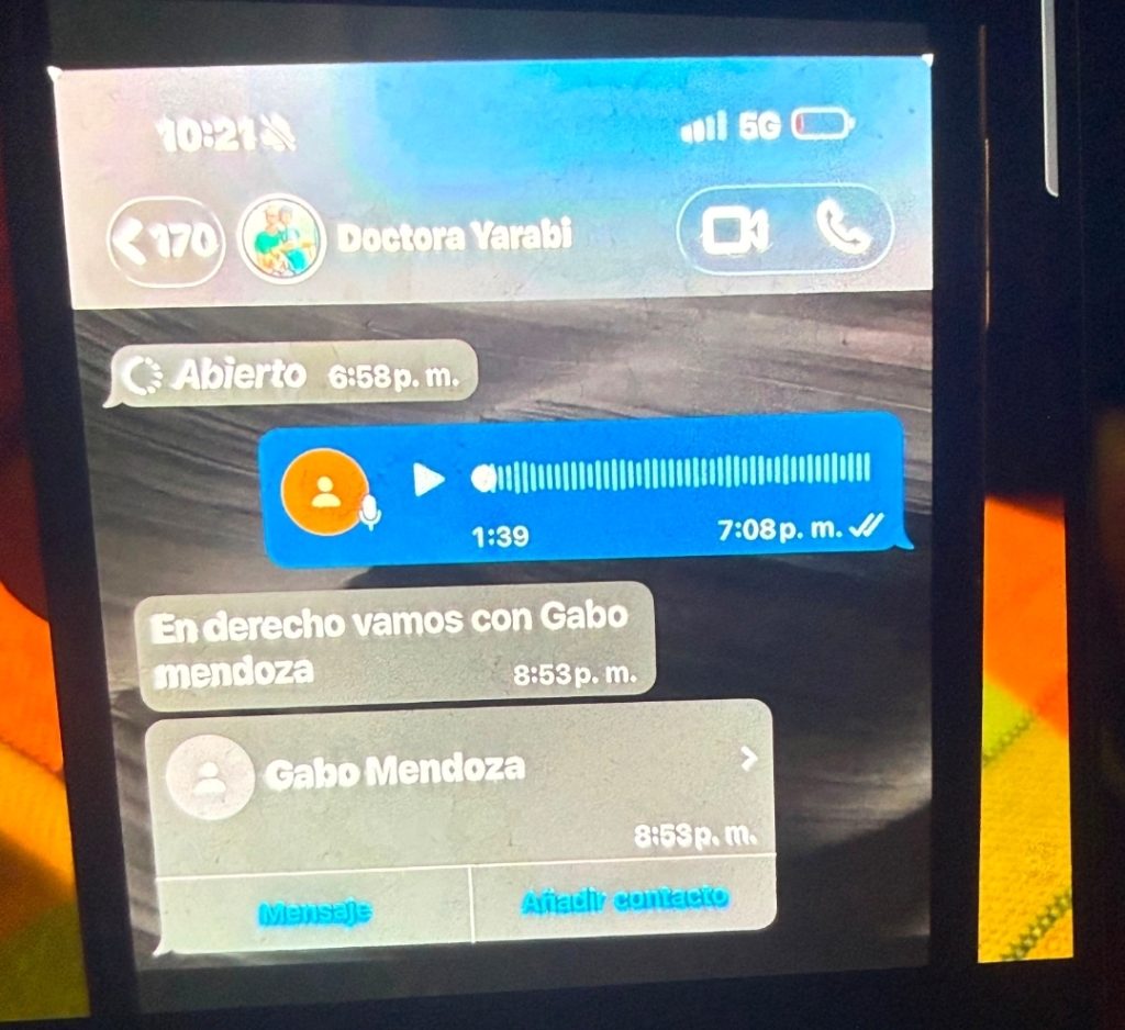 Presuntos chats comprometen a Yaraví Ávila en elección del Consejo Universitario