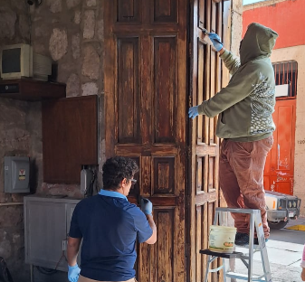 Inicia Segunda Etapa de Restauración de Portones y Elementos de Madera del Centro Histórico de Morelia