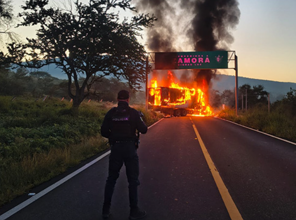 Bloqueos y Quema de Vehículos en la Región de Zamora