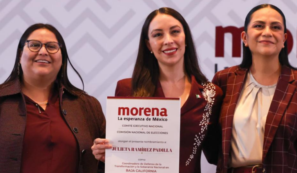 Julieta Ramírez la Coordinadora de las 4T Para Baja California